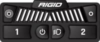 RIGID 10" Adapt Light Bar W/ Gps RIGID