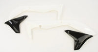 Radiator Shrouds White/Black ACERBIS