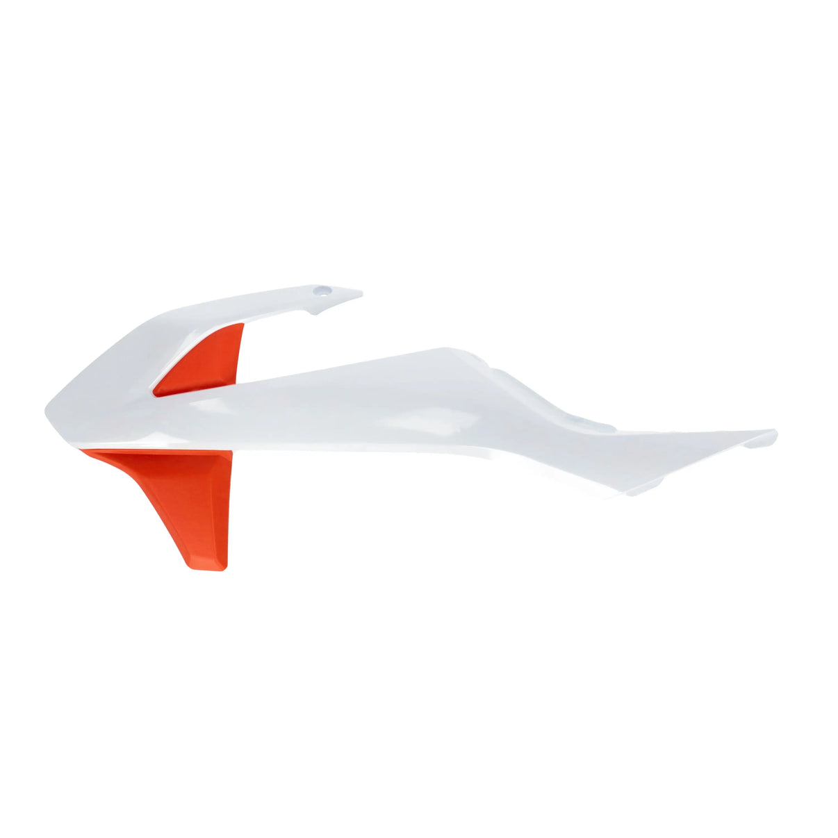 Radiator Shrouds White/Orange Ktm ACERBIS