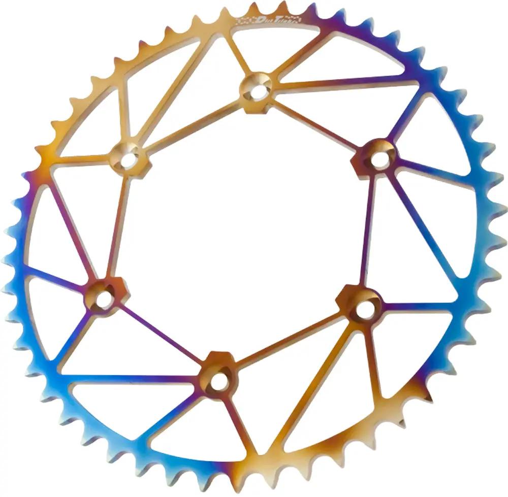 Rear Sprocket Chromoly Stl/Zir 46t 428 Chromatic Ktm/Husq DIRT TRICKS