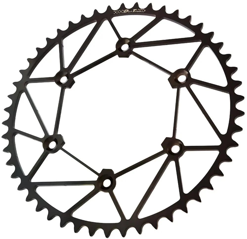 Rear Sprocket Chromoly Stl/Zir 48t 520 Blk Yam DIRT TRICKS