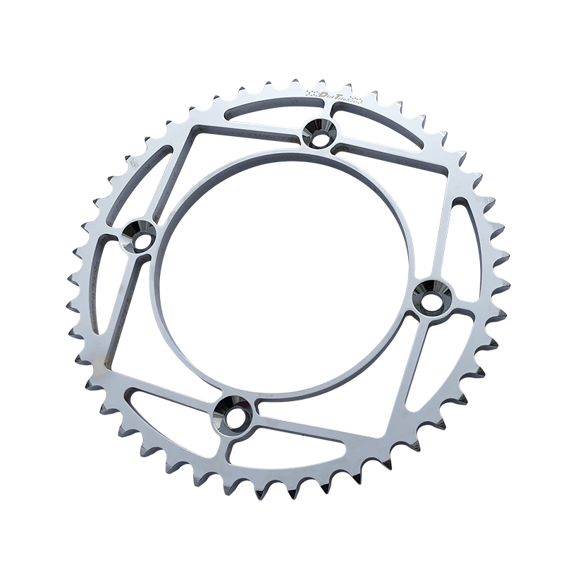 Rear Sprocket Chromoly Stl/Zir 49t 428 Chrome Yam DIRT TRICKS