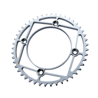 Rear Sprocket Chromoly Stl/Zir 49t 428 Chrome Yam DIRT TRICKS