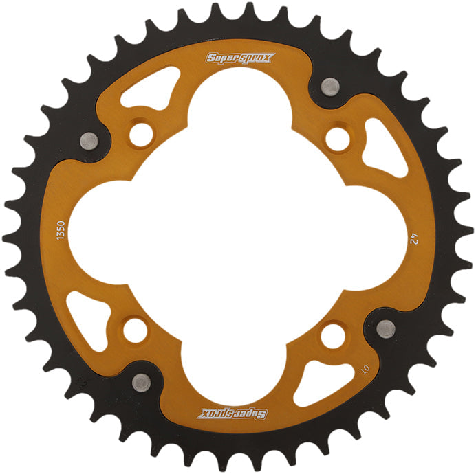 Rear Stealth Sprocket Alu/Stl 42t 520 Gld Hon SUPERSPROX