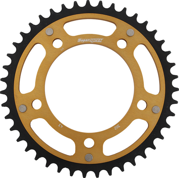 Rear Stealth Sprocket Alu/Stl 43t 530 Gld Hon SUPERSPROX