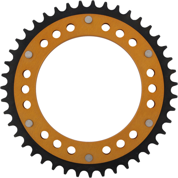 Rear Stealth Sprocket Alu/Stl 43t 530 Gld Hon SUPERSPROX