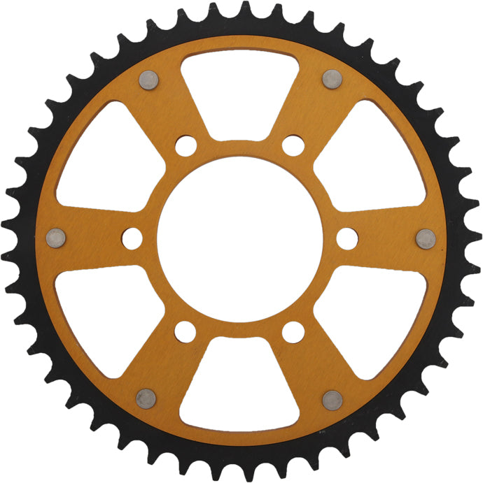 Rear Stealth Sprocket Alu/Stl 45t 520 Gld Kaw SUPERSPROX