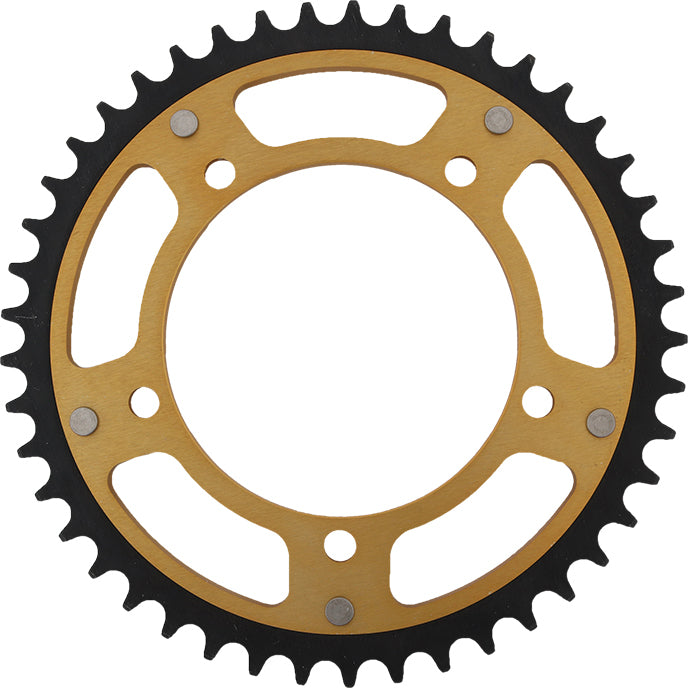 Rear Stealth Sprocket Alu/Stl 45t 525 Gld Suz/Tri SUPERSPROX