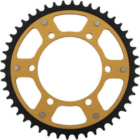 Rear Stealth Sprocket Alu/Stl 46t 520 Gld Hon/Kaw/Yam SUPERSPROX