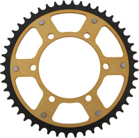 Rear Stealth Sprocket Alu/Stl 48t 520 Gld Hon/Kaw/Yam SUPERSPROX