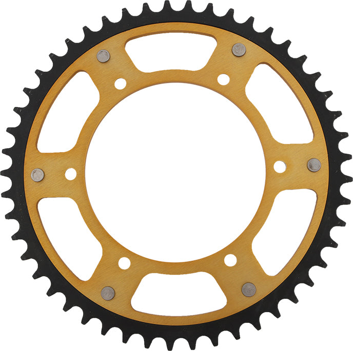 Rear Stealth Sprocket Alu/Stl 49t 520 Gld Yam SUPERSPROX