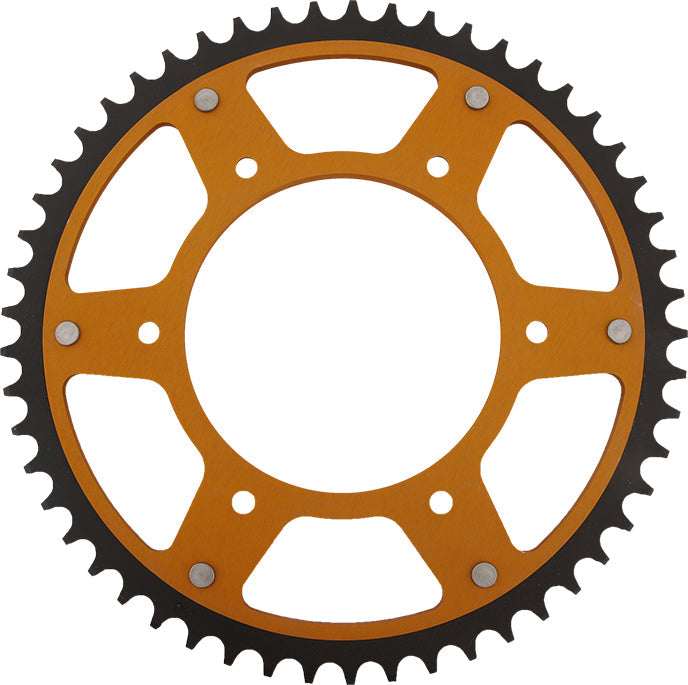 Rear Stealth Sprocket Alu/Stl 53t 520 Gld Hon SUPERSPROX