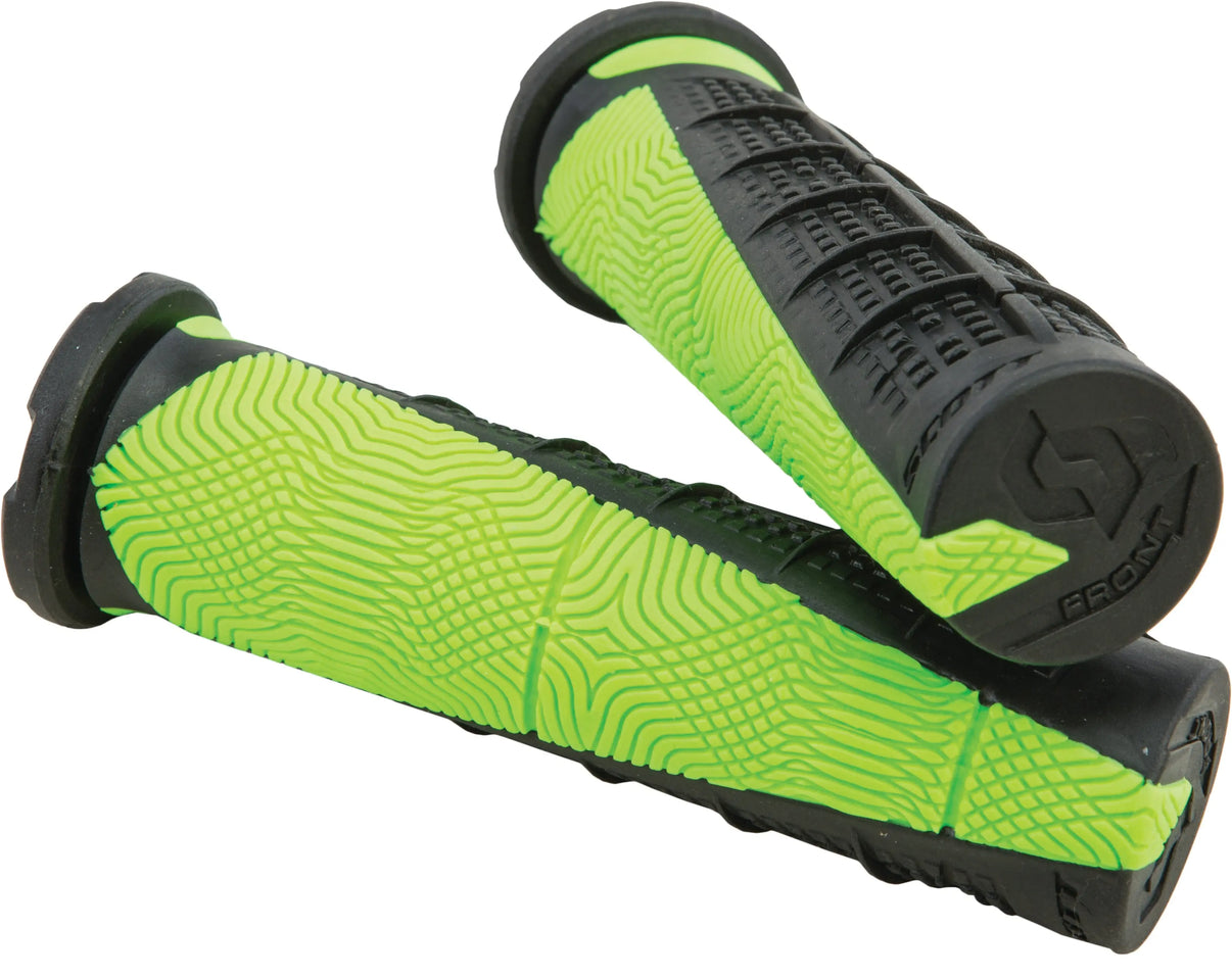 SCOTT Deuce ATV Grips - Black/Neon Green SCOTT
