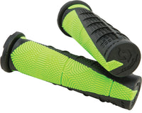 SCOTT Deuce ATV Grips - Black/Neon Green SCOTT