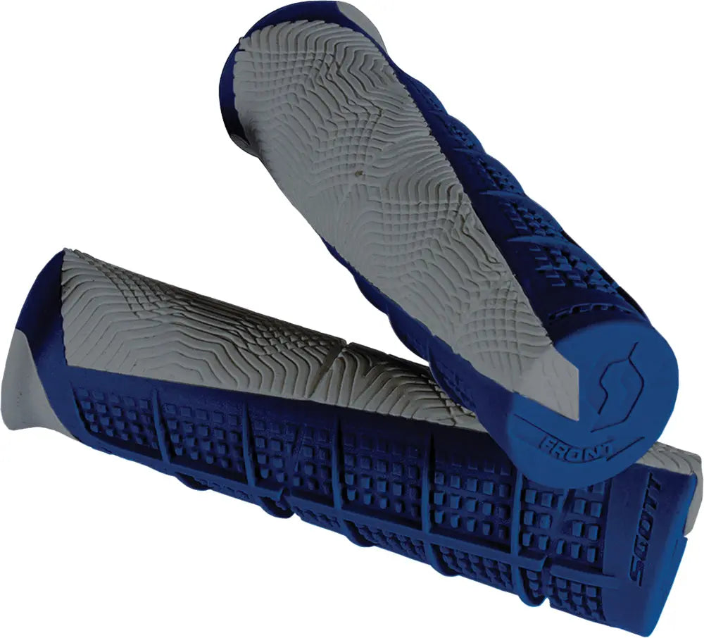 SCOTT Deuce ATV Grips - Grey/Blue SCOTT