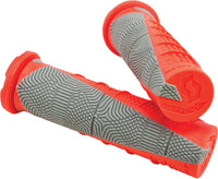 SCOTT Deuce ATV Grips -Neon Red/Grey SCOTT