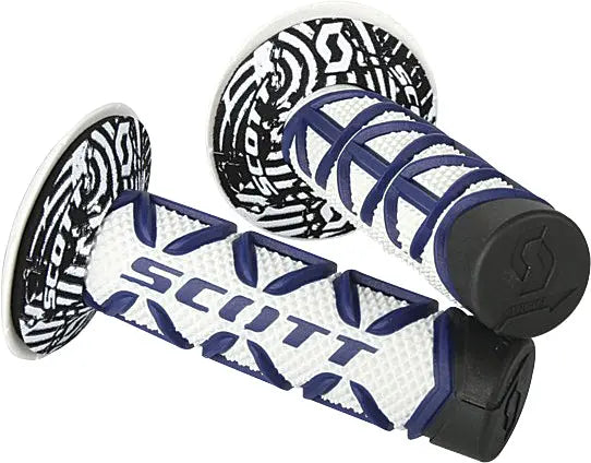 SCOTT Diamond MX Grips - Blue/White SCOTT