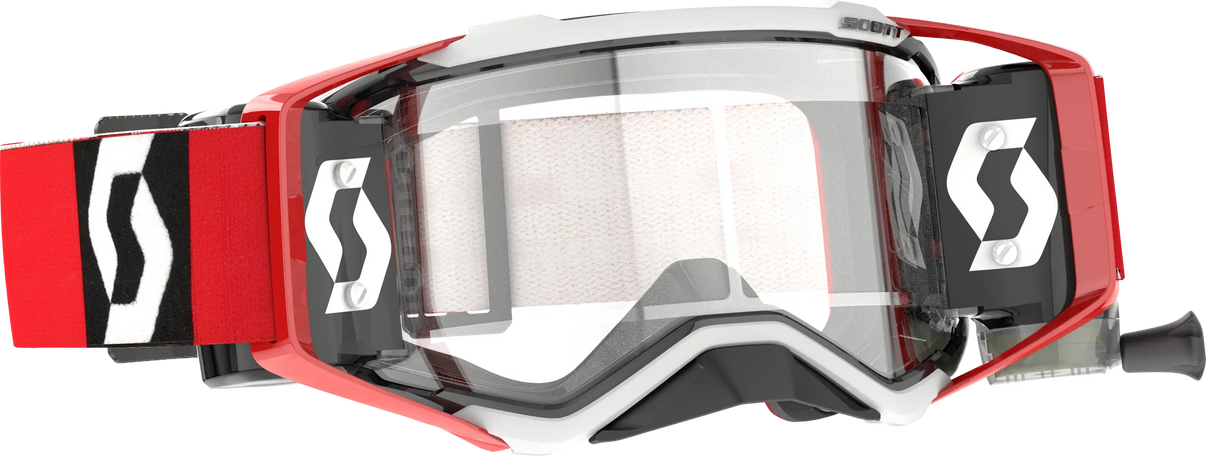 SCOTT Prospect Wfs Goggle Red/Blk Clear Works SCOTT