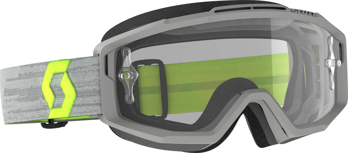 SCOTT Split Otg Goggle Grey/Yellow W/Clear Works Lens SCOTT