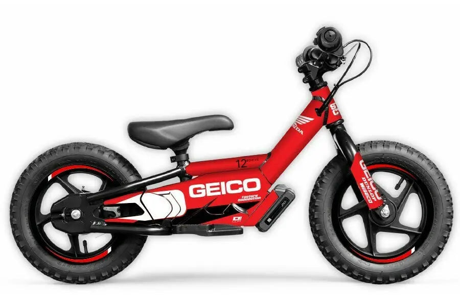 STACYC Graphic Kit - Red Honda Geico 16" Stacyc 16e D-COR