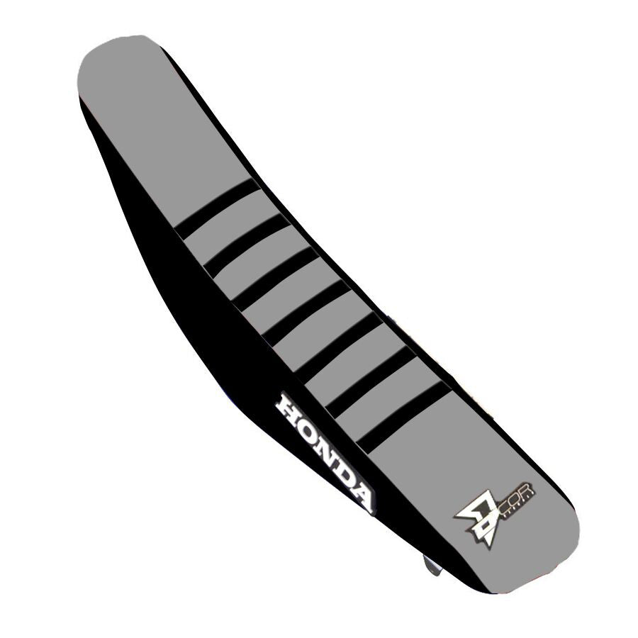 Seat Cover Black/Grey Black Ribs Crf250/450 D-COR
