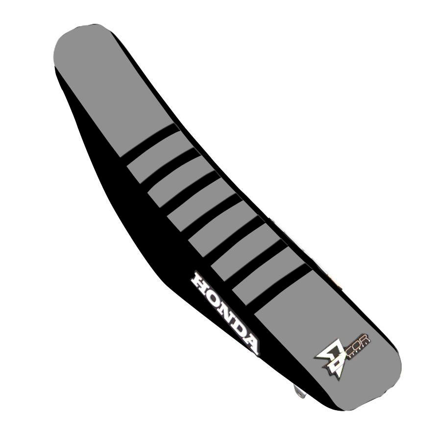 Seat Cover Black/Grey Black Ribs Hon D-COR