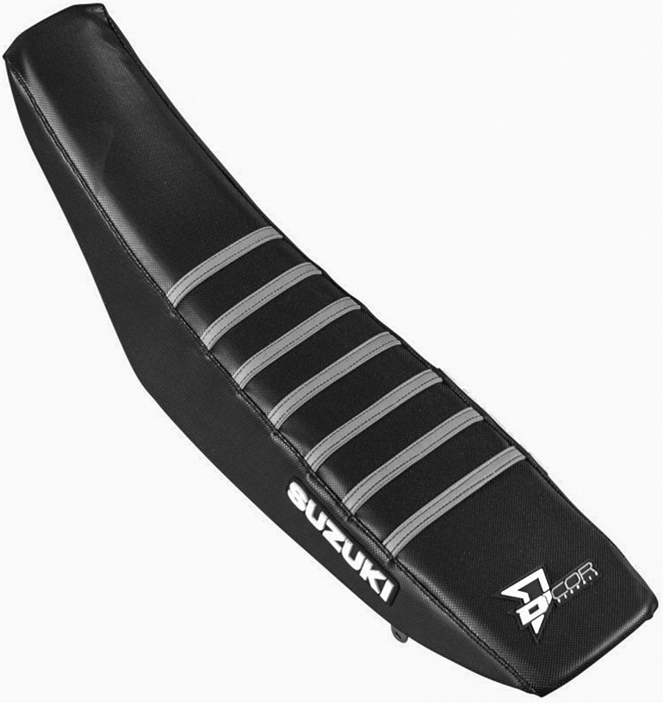 Seat Cover Black/Grey Ribs D-COR