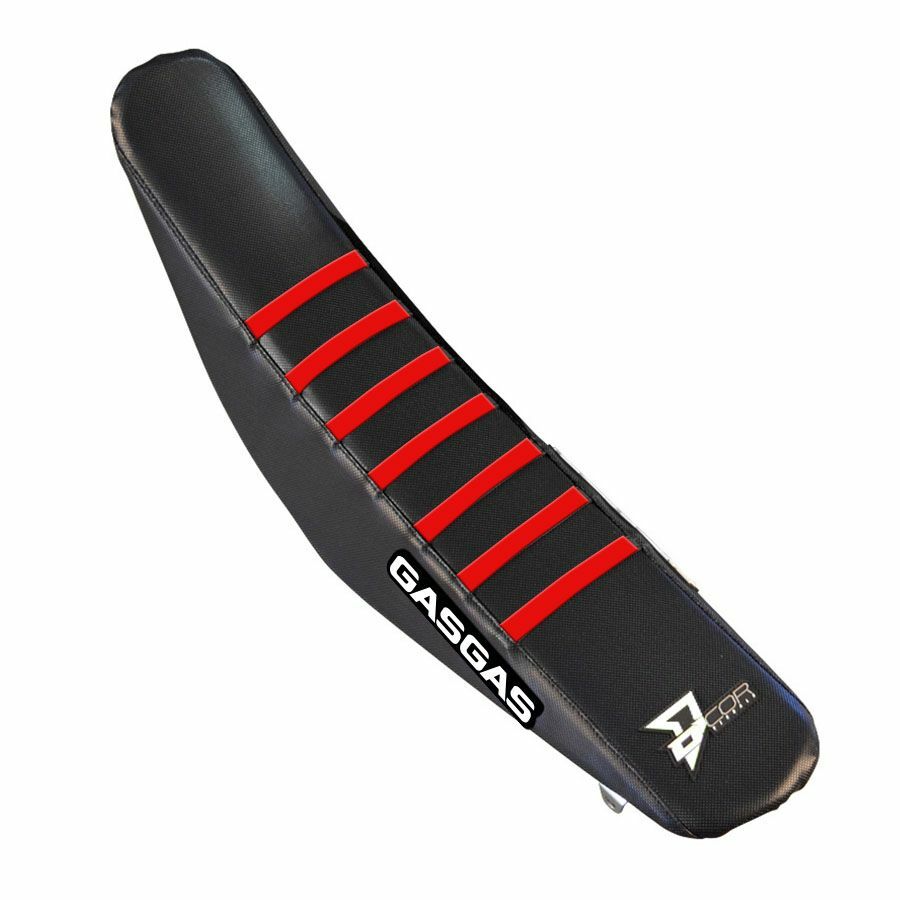 Seat Cover Black/Red Ribs D-COR