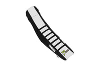 Seat Cover Black/White W/Ribs D-COR