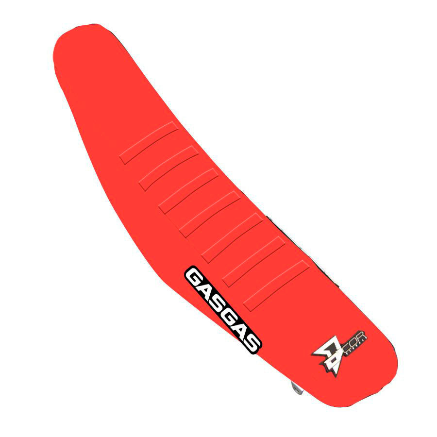 Seat Cover Red W/Red Ribs Gas D-COR