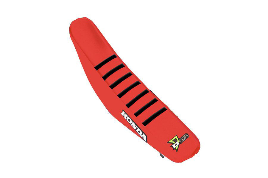 Seat Cover Red W/Ribs D-COR