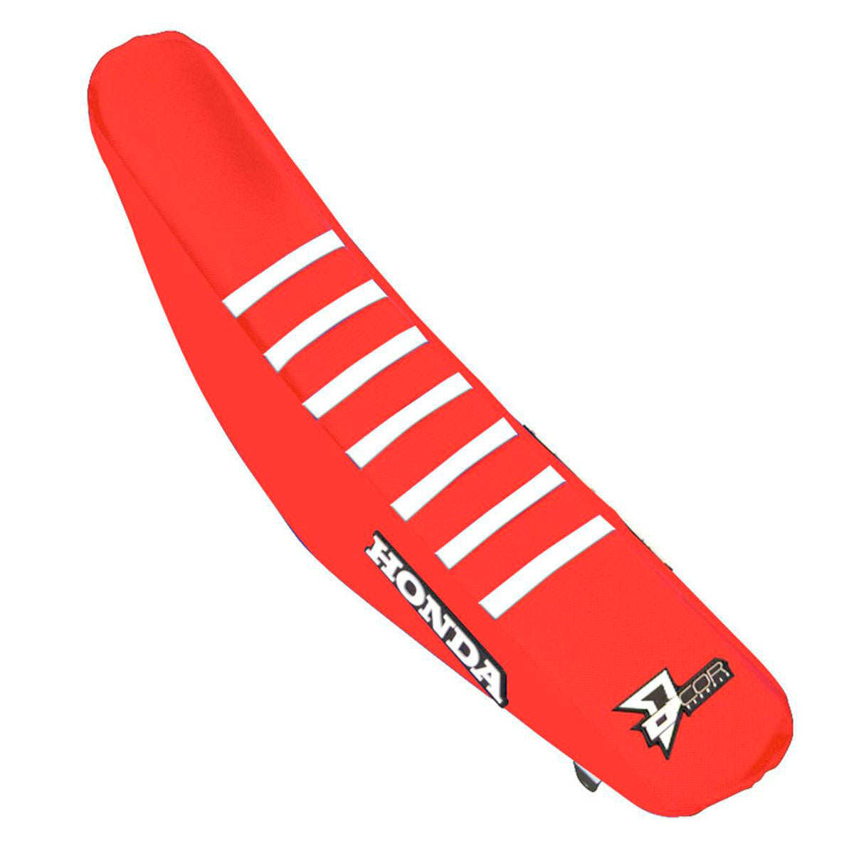 Seat Cover Red W/White Ribs Hon D-COR