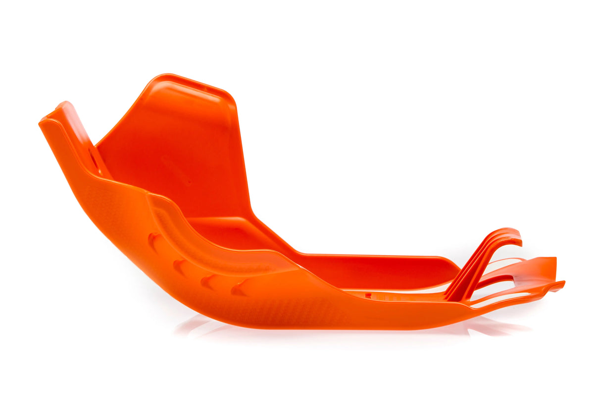Skid Plate Orange/White ACERBIS