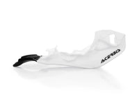 Skid Plate W/Linkage Guard White/Black ACERBIS