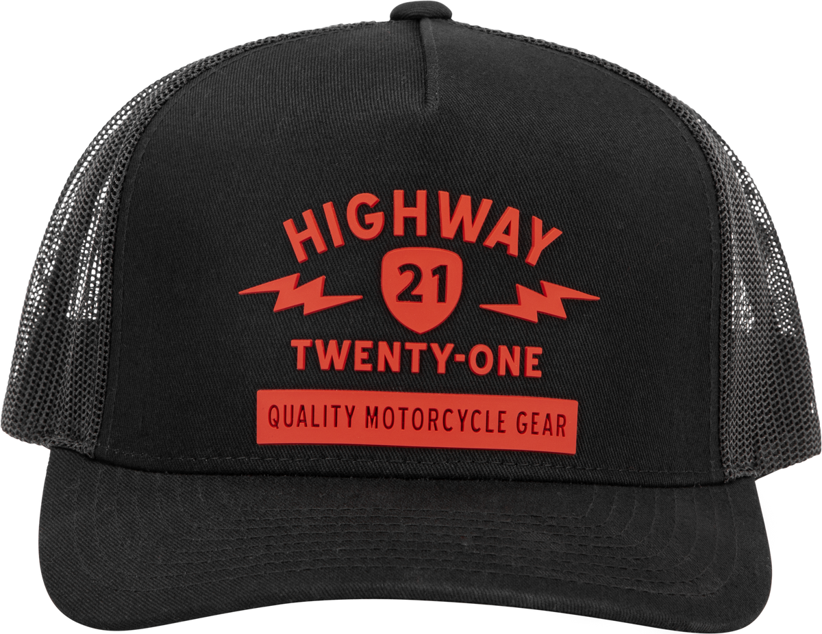 Spark Hat Black/Red HIGHWAY 21