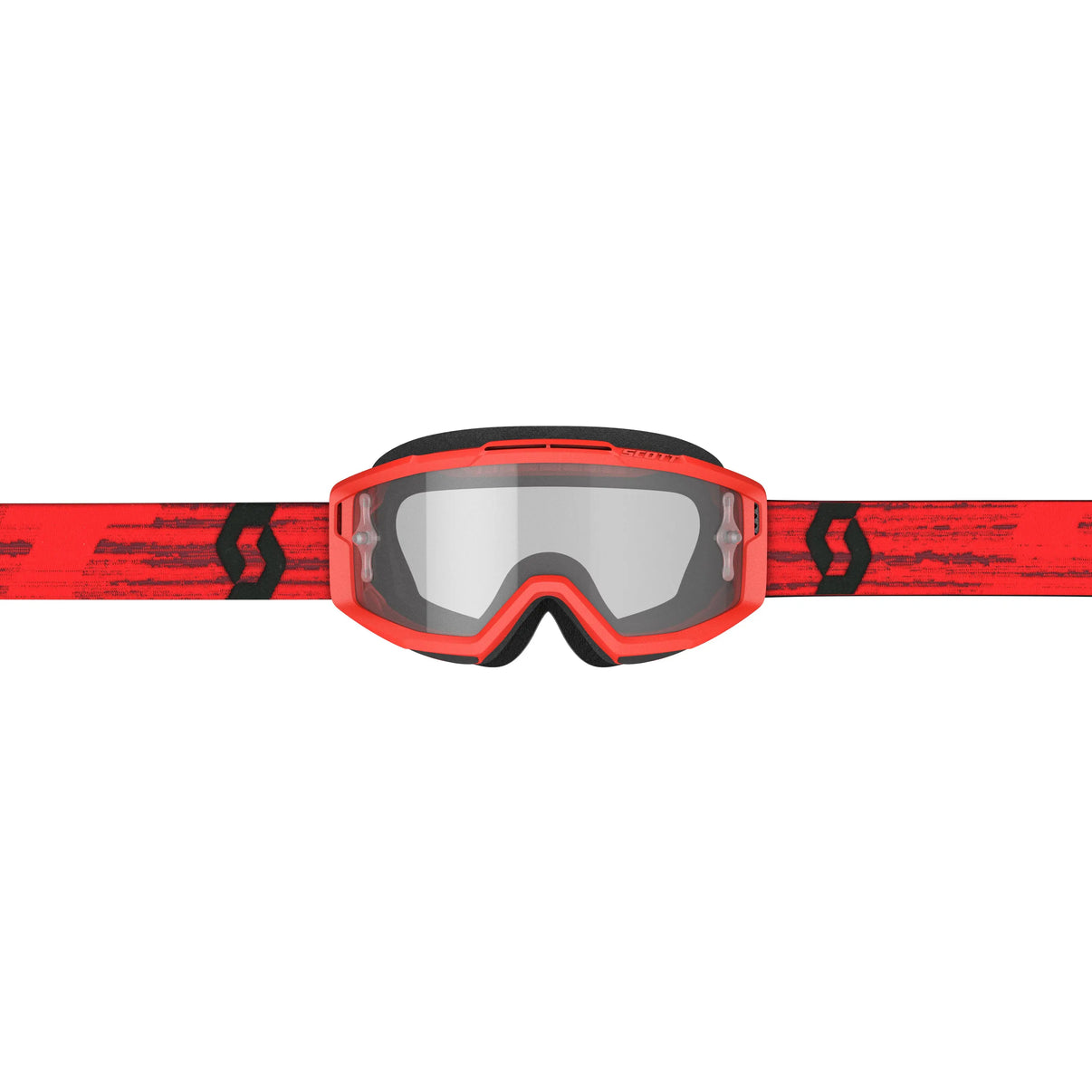 Split Otg Goggle Dark Red W/Clear Works Lens SCOTT