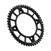 T Rear Racelite Aluminum Sprocket - 49 Tooth 428 Black - KTM 85 SX (17/14) | 85 SX (19/16) | 105 SX | 85 XC | Husqvarna TC 85 (17/14) | TC 85 (19/16) (2004-2023) JT