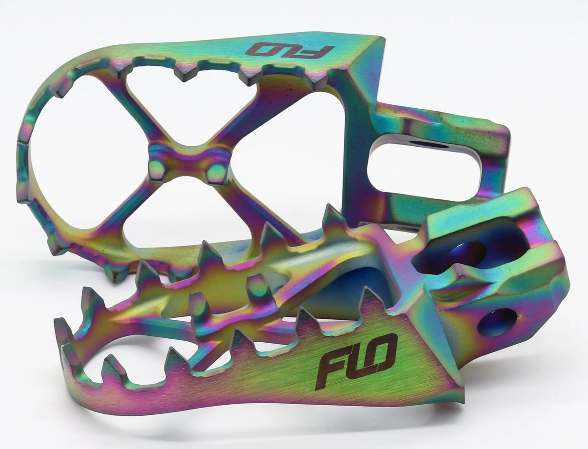 Titanium Foot Pegs Jet Fuel Hus/Ktm FLO MOTORSPORTS