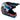 Troy Lee Designs SE4 Polyacrylite Helmet w/MIPS Skooly Blue/Orange Troy Lee Designs