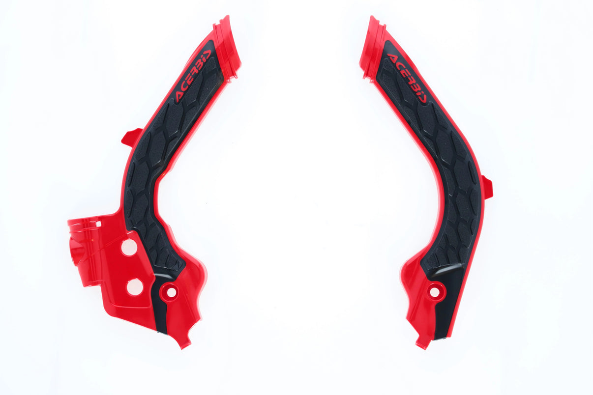 X Grip Frame Guard Gas/Hus Red/Black ACERBIS