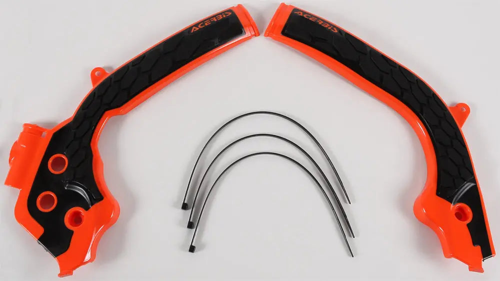 X Grip Frame Guard Orange/Black ACERBIS