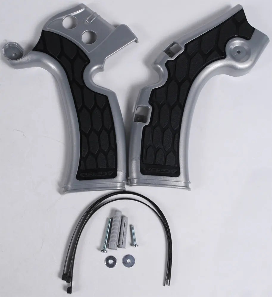 X Grip Frame Guard Silver/Black ACERBIS