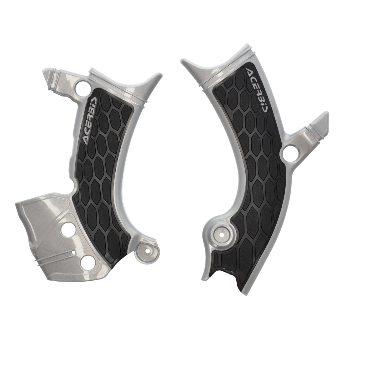 X Grip Frame Guard Silver/Black Yam ACERBIS