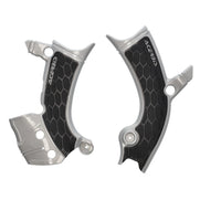 X Grip Frame Guard Silver/Black Yam ACERBIS