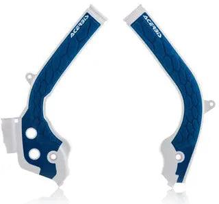 X Grip Frame Guard White/Blue ACERBIS
