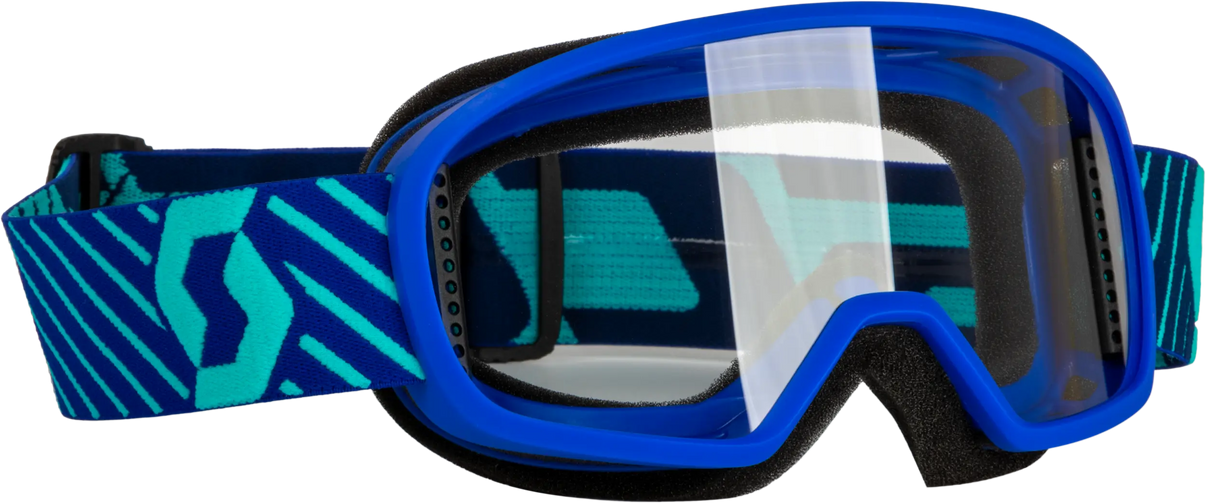 Youth Buzz Mx Goggle Blue/Teal Blue W/Clear SCOTT