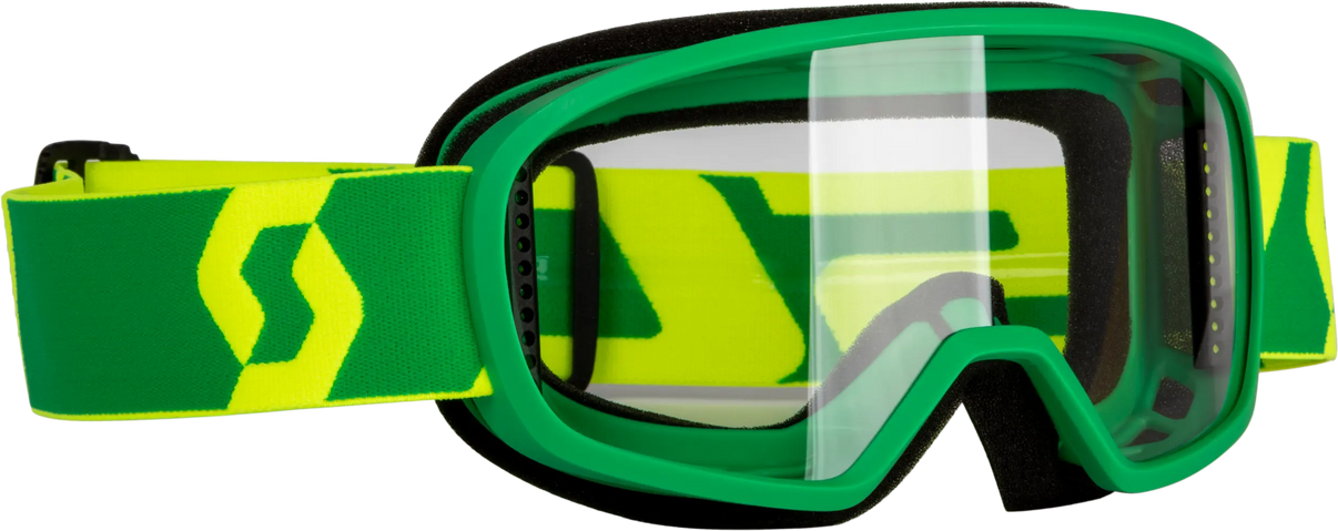 Youth Buzz Mx Goggle Green/Yellow W/Clear SCOTT