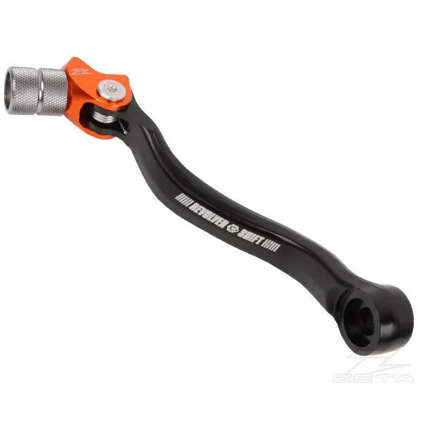 ZETA Revolver Shift Levers - Orange Foldable - KTM/Husqvarna | 200 Exc | 250/350 XC/XCF-W/EXC/EXC-F | FE 250/350 ZETA