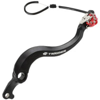 ZETA Trigger Brake Pedal - Anodized Red - Honda | CRF250R/CRF450R | 2004-2019 ZETA