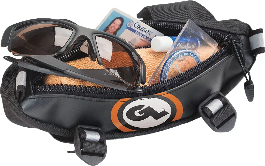 Zigzag Handlebar Bag Black/Orange GIANT LOOP